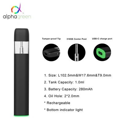 Pod Vape Pakai Pakai Cabutan Udara Kalis Tamper